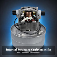 Copper Windings Industrial Vacuum Motor Carbon Brush Spacing 1200W Vacuum Motor