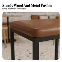 Nordic aesthetic Simple Wooden Dining Set Modern Design Restaurant Table and Chairs Multi-Functional Commercial Furnishing long-lasting Construction for Business Owners, Apartment Dwellers, Fast Food Shop, Cafeteria, Kitchen, morning dining area