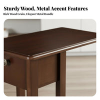 With Wheels Rolling C-Shaped Table Multifunctional Rolling C-Shaped Stand Space Saving Storage Cart Easy Assembly for Home Workers, Apartment Dwellers, Students, Sofa Side, Bedside, Bedroom, Living Room