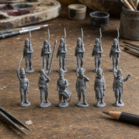 Napoleonic Wars Austrian Empire Infantry Artillery Wargame Miniatures 3D Printed Figures