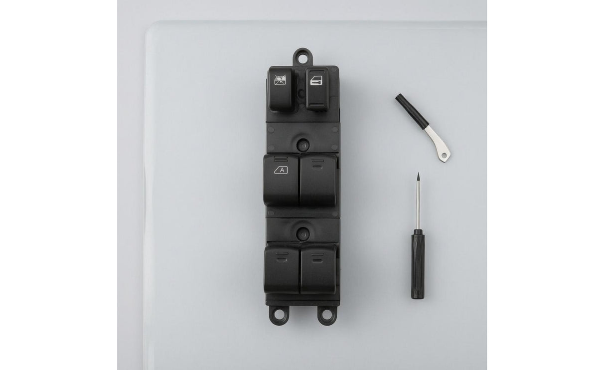 16+3-Pin Connector Window Master Switch Molded Plastic Car Door Window Switch Black Vehicle Part OEM Replacement