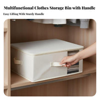 Foldable Frame Box Large Capacity Clothes Organizer Easy entry for Dorm Room