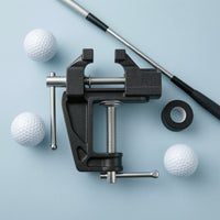 Heavy Duty Golf Grip Replacement Clamp Sturdy Golf Club Shaft Clamp Compact Portable for Workshop, Home Maintenance