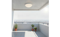 Flame Retardant Round Ceiling Light Shade Easy Installation Dome Lampshade Simple Design for Hallway, Balcony, Corridor