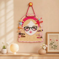Sunglasses Organizer Decorative Glasses Organizer Glasses Holder with Hanger Hanging Hair Clip Holder Space-Saving for Girls