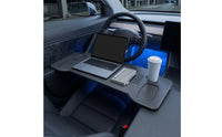 Foldable Car Tray Table Long-Lasting Car Tray with Cup Holder Stable Space-Saving for Commuters, Road Trips