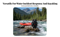 Water Emergency Flotation Vest Sturdy Ripstop Nylon Rapid Water Emergency PFD Kayaking Flotation Vest Front Zip Entry Flotation