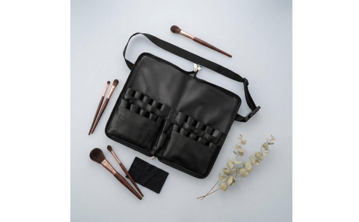 Makeup Tool Organizer Professional Makeup Brush Pouch Hands Pouch for Cosmetologists, on Set, Salon