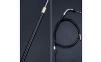 Replacement Motorcycle Cable with Return Spring Compatible Motorcycle Control Cable Flexible Threaded for Mechanics, Handlebar Repair