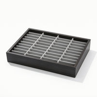 Jewelry Display Tray Wood-Grain Bracelet Organizer Rectangular for Vanity