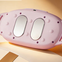 Heating Treatment Heated Waist Massager High-Frequency Vibration Electric Abdominal Massager Multi-Purpose EMS Muscle Stimulation Belt Portable for Home, Office