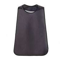 Wipe-Clean TPU Bib Oil-Resistant Waterproof Bib Wide Front Panel Neck Loop for Meal Time, Kitchen Use