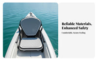 Inflatable Kayak Seat Easy to Inflate and Deflate Stand-up Paddleboard Spine Rest Seat Foldable Adjustable Straps for Canoeists