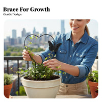 Sturdy stake Climbing Plant Pole Decorative Design spiralShaped Plant Stake Modern and design Pot Trellis for Gardeners, Houseplant Owners, Home Decorators, Balcony, Potted Plants, Garden, Living Room