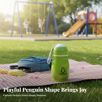 Double Walled Stainless Steel Penguin Vacuum Bottle Keeps Hot & Cold Penguin Vacuum Bottle Long-Lasting Insulation for Adults, School