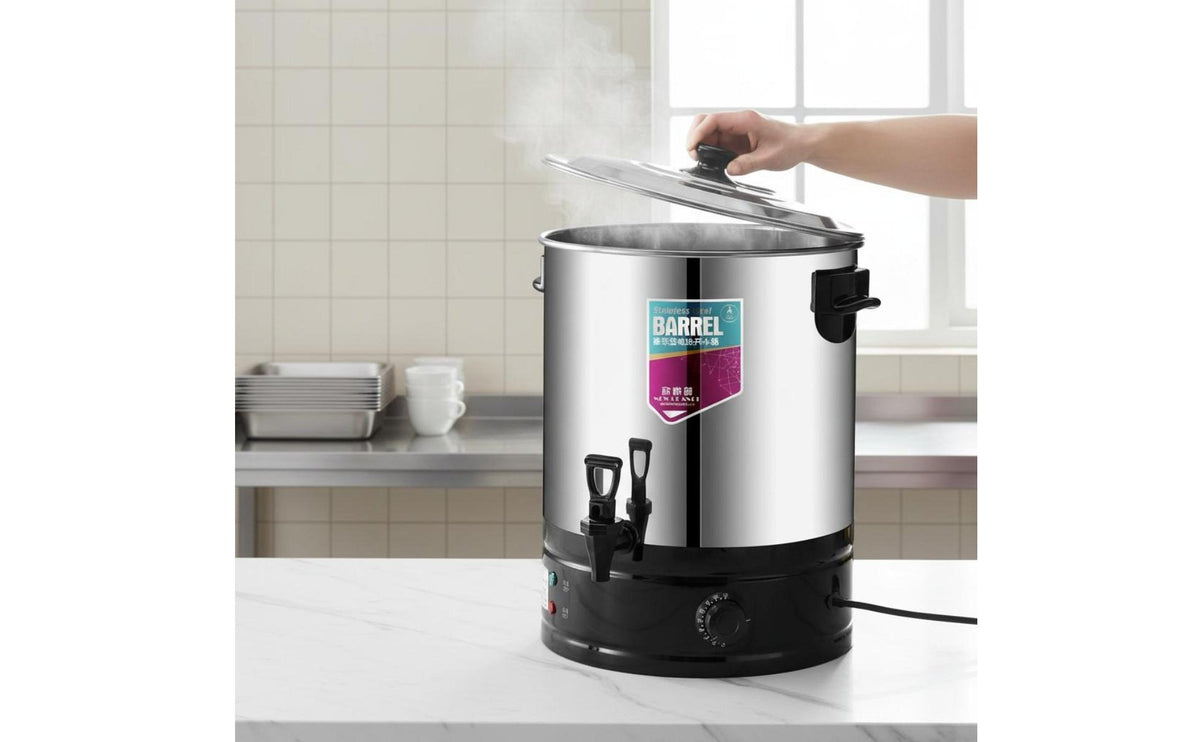 Electric Water Boiler Quick Heating Commercial Hot Water Dispenser Quick Boiling Large Capacity Insulated Kettle for Catering, Restaurant, Office