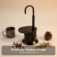 Single Serve Stovetop Espresso Pot Italian Design Aluminum Stovetop Espresso Pot