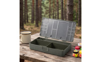Fishing Tackle Storage Box Compartmented Fishing Tackle Box Compact for Anglers, Travel Kit