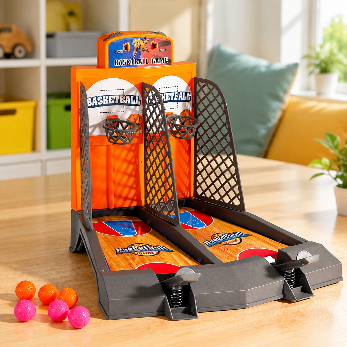 miniature basketball game