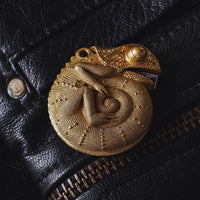 Vintage Bronze Lizard-Shaped Tape Measure Portable Mini Keychain Measuring Tape