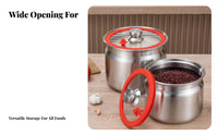 Moisture-Proof Stainless Steel Rice Bin Multi-Functional Rice Storage Bin