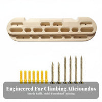 2 Pieces Climbing Fingerboard Long-Enduringing Grip Strengthener Lightweight SkinGentle Surface for Experienced Users