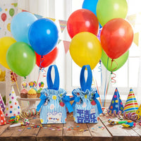 Children's Party Favor Bag With Handle Kids Party Favor Bag Reusable Small Easter Gift Sack for Young Children, Parents, School Activities, Themed Parties