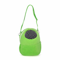 Soft-Sided Pet Backpack with Shoulder Strap Breathable Pet Carrier with Mesh Door Padded Small Animal Carrier Long-Lasting for Travel