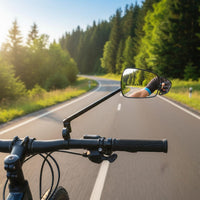 Adjustable Cycle Handlebar Mirror Easy Installation Vehicle Accessory Secure Mount for Cycling