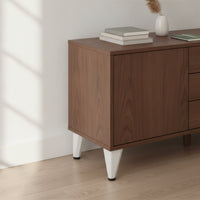 2 Pieces Sofa Legs Easy to Install Furniture Feet Cabinet Legs Heavy Duty Hardware Long-Lasting for DIYers, TV Stand