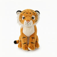 Stuffed Tiger Doll Seated Stuffed Tiger Soft Cuddly for Children, Playroom, Nursery