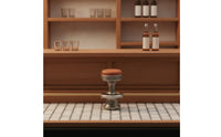 Miniature Bar Stool Small Mini Bar Stool Diorama Prop Compact Furniture Realistic for Hobbyists