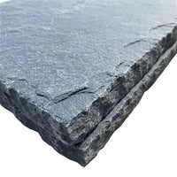 Garden Stepping Stones, Outdoor Stone Walkway Pavers, Heavy Duty Non-Slip Landscape Pathway Tiles, Terracotta-Toned Japanese Garden Stone Slab