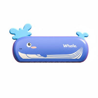 Lung Capacity Training Cartoon Creature Harmonica With Lanyard 16-Hole Beginner Harmonica Easy to Clean Creature Themed Wind Instrument for Beginners