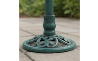 Easy to Clean Bird Bath Bowl Stable Base Bird Bath Feeder Combo Heavy Duty Feeding Station Antique Design for Yard