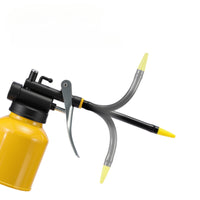 2 Pieces Precision Manual Oil Can Compact Pump Oil Can with Nozzle Portable Handheld Oiler One-Handed for Mechanics, Machinists, Industrial Maintenance, Workshop, Garage