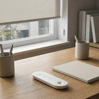 Slim Curtain Controller Compact Controller with Hanging Hole Portable Simple Installation for Home