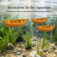Miniature Floating Boat Model Ornaments for Micro Landscape Fish Tank Decor