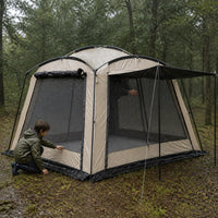 Outdoor Camping Tent for 6-8 People, Double Layer Sunscreen Rainproof, Thickened for Travel and Home Use