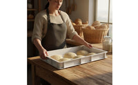 Rectangular Proofing Box with Lid Food-Grade Yeast Box with Lid Translucent Yeast Proofing Container Lidded for Bakers, Bakery, Kitchen