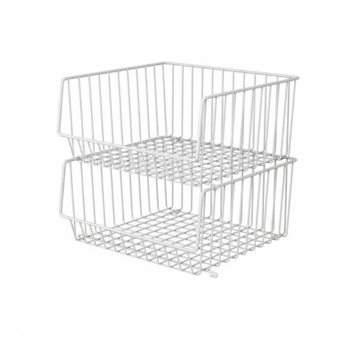 3-Tier Rolling Basket Shelf Movable with casters Utility Cart Multilevel Design