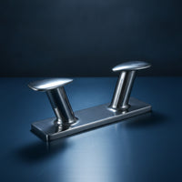 Stainless Steel Boat Cleat Highly Polished Boat Cleat Low-Profile Marine Cleats for Boats, Docks, Yachts