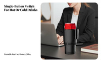 Car Cup Chiller and Heater Quick Temperature Control Car Beverage Chiller and Warmer 2-in-1 Vehicle Beverage Holder