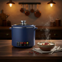 Low Sugar Rice Cooker Glass Inner Pot Rice Water Separating Cooker 12-Hour   Timer Kitchen Appliance for Health-Conscious Individuals, Home