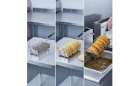 Stainless Steel 8 Slot Taco Basket Commercial Taco Frying Basket Safe Comfortable for Chefs