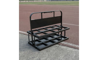 Sports Bottle Carrier Portable Water Bottle Rack Two-Tier Holder for Coaches, Athletes, Courtside, Outdoor Training, Team Practices
