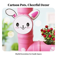 Easy to Assemble Balcony Vegetable Planter Decorative Succulent Plant Pipe Rack Multi-Functional Creative Water Pipe Assembly Soil-without Cultivation for Gardeners, Kids, Teachers, Garden, Classroom, Home
