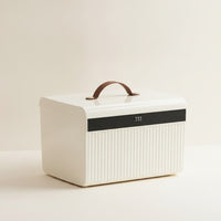Lockable File Box with Lock Portable File Organizer Box Secure Compact for Home Office