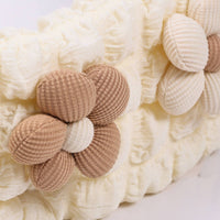 Pram Bar Cover Set Ruched Pram Handlebar Cover Soft Accessory for Pet Owners