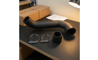 Aluminum Alloy Intake Pipe Kit Black Intake Pipe with Silicone Coupler Long-Lasting High Performance for Car Enthusiasts